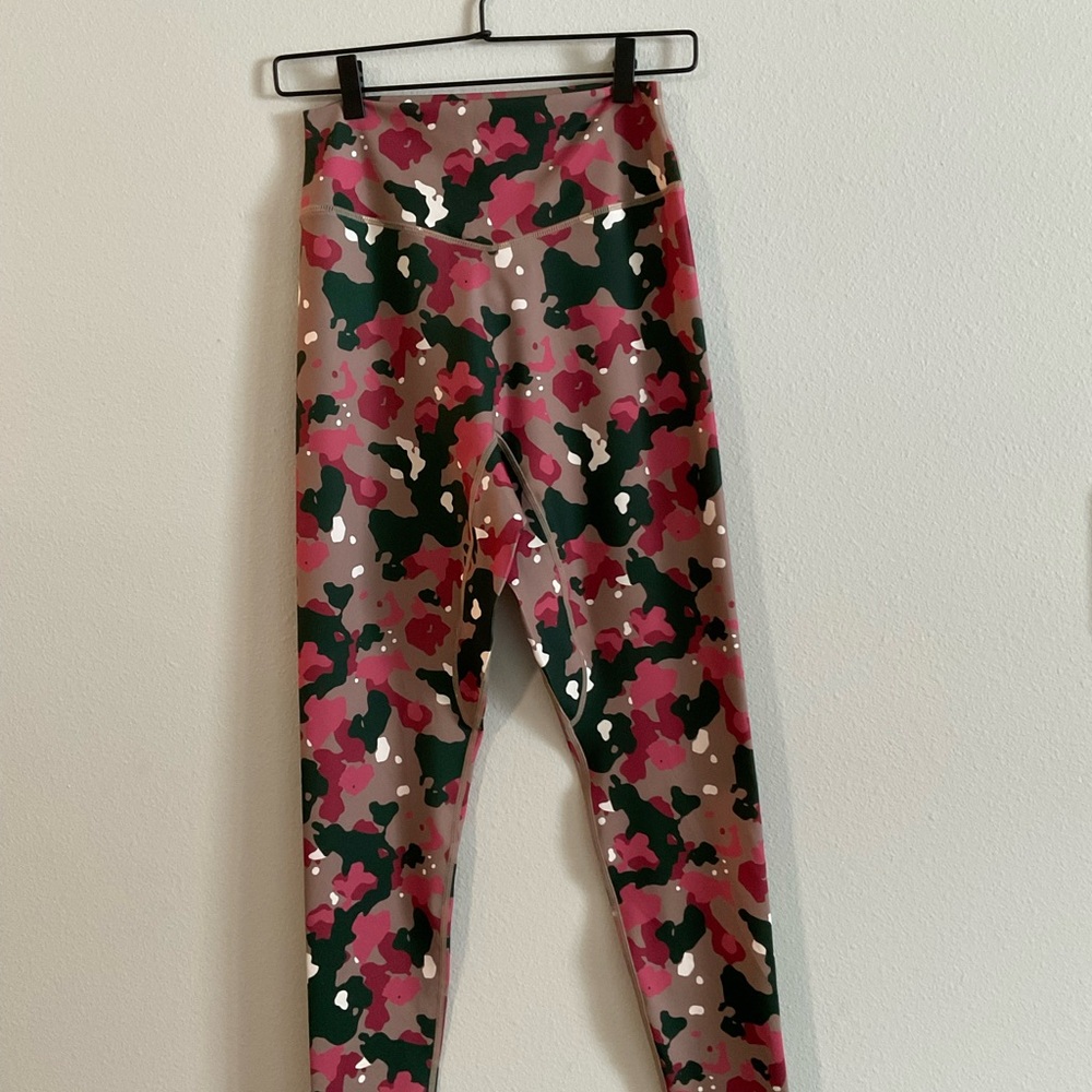 Balance Athletica Pink and Green Leggings- Vitality